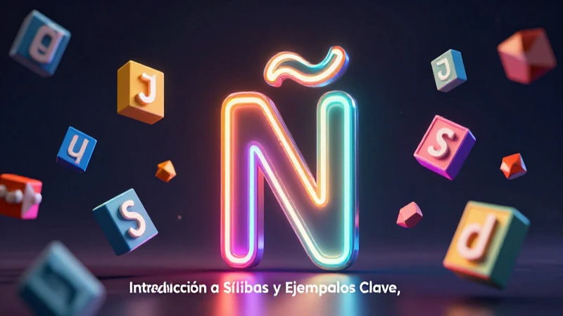 División silábica de palabras con la Ñ