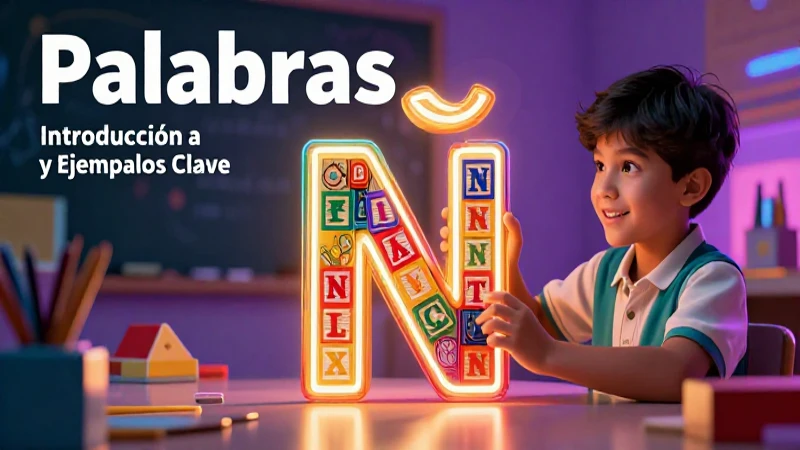 Palabras Ñ: aprendizaje visual y moderno