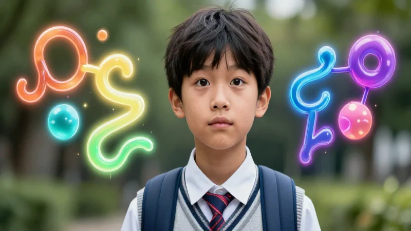 Qué son palabras parónimas y ejemplos con oraciones 3 Joven curioso estudia formas lingüísticas abstractas y vibrantes