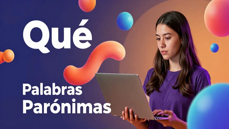 Qué son palabras parónimas y ejemplos con oraciones 7 Ilustración educativa vibrante sobre parónimos