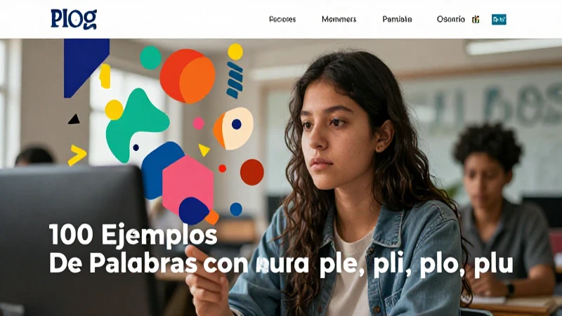 Material educativo de términos lingüísticos