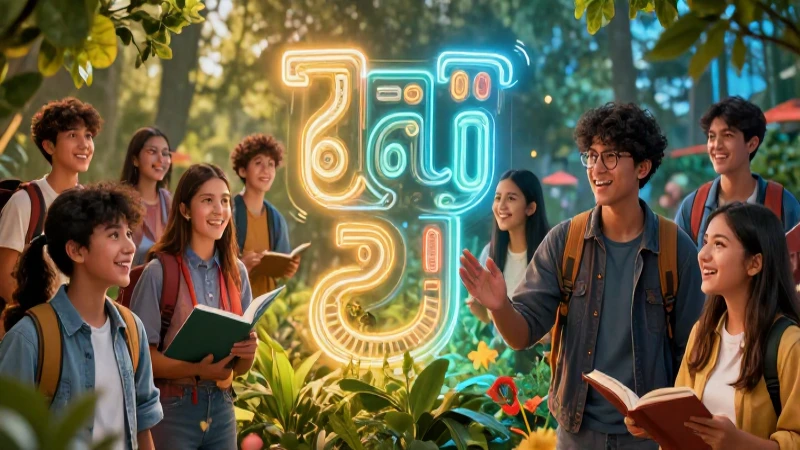 Revista educativa moderna y vibrante para jóvenes