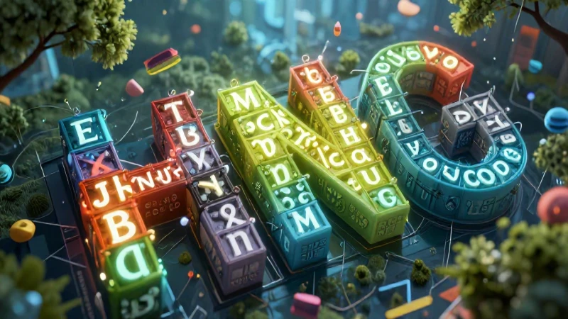 Ilustración educativa geométrica de vocabulario