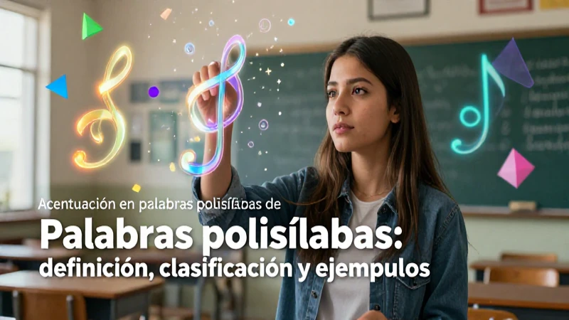 Acentuación de palabras polisílabas visualmente