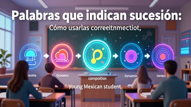Recursos didácticos sobre palabras de sucesión