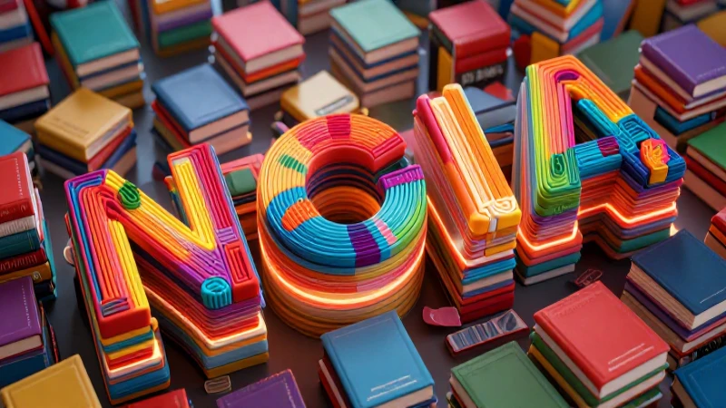 Palabras que riman: 100 Ejemplos Divertidos y Creativos 8 Letras abstractas vibrantes crean patrón educativo moderno