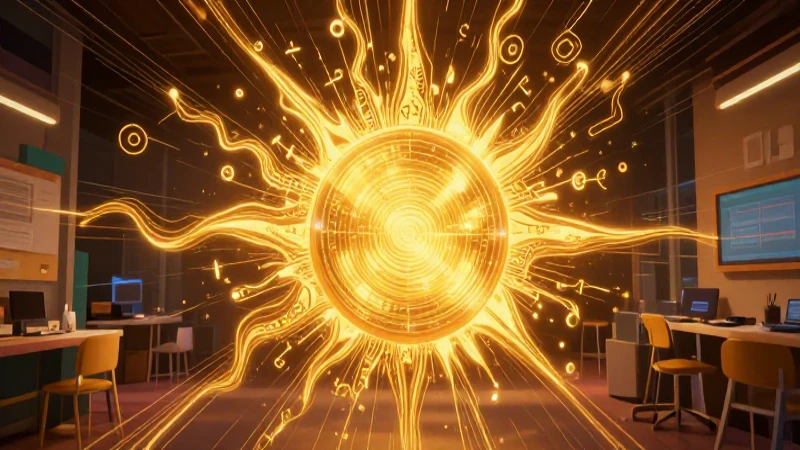 Palabras que riman con sol: guía de rimas y ejemplos 6 Ilustración de sol con recursos de rimas