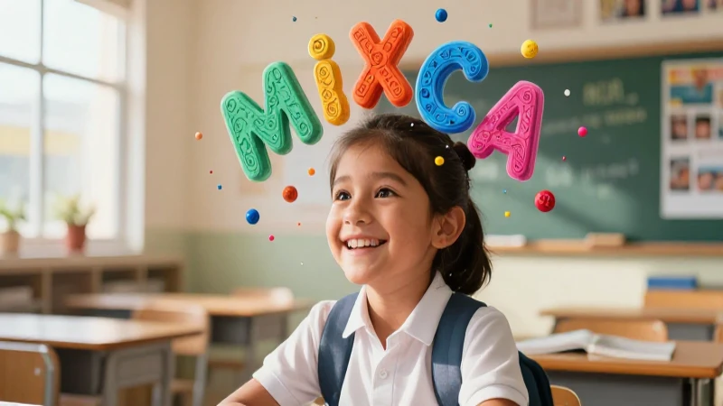 Qué palabras riman con gente y su magia nos sorprende 3 Niño mexicano alegre con elementos educativos dinámicos