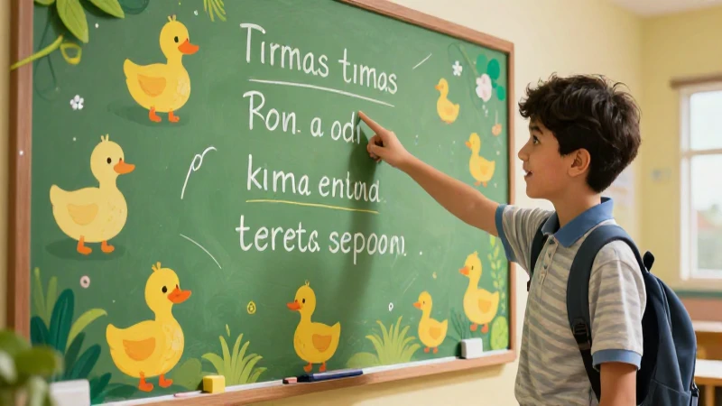 Creando rimas y versos sobre patos