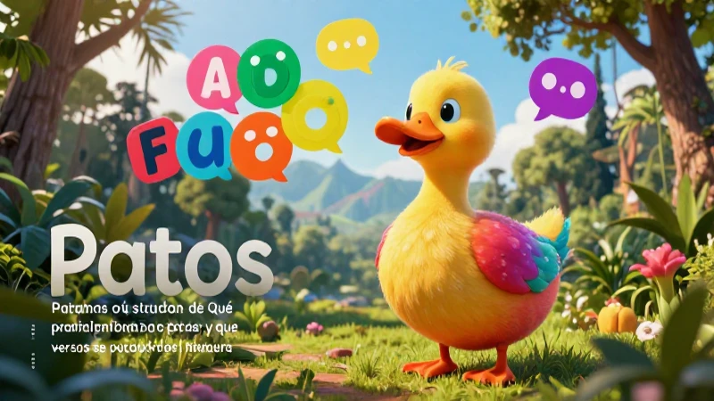 Palabras que riman con patos en México