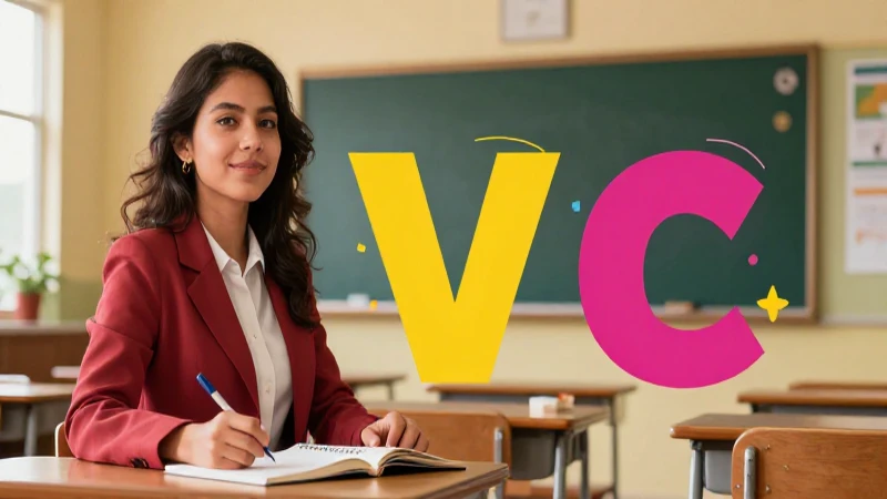 Estudiante estudia vocales en aula vibrante