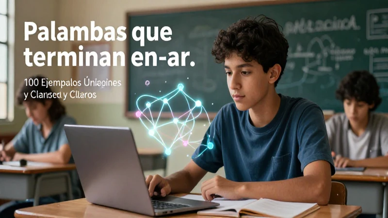 Palabras que terminen en ar: 100 Ejemplos Útiles y Claros 6 Ejercicios útiles con palabras que terminan en -ar