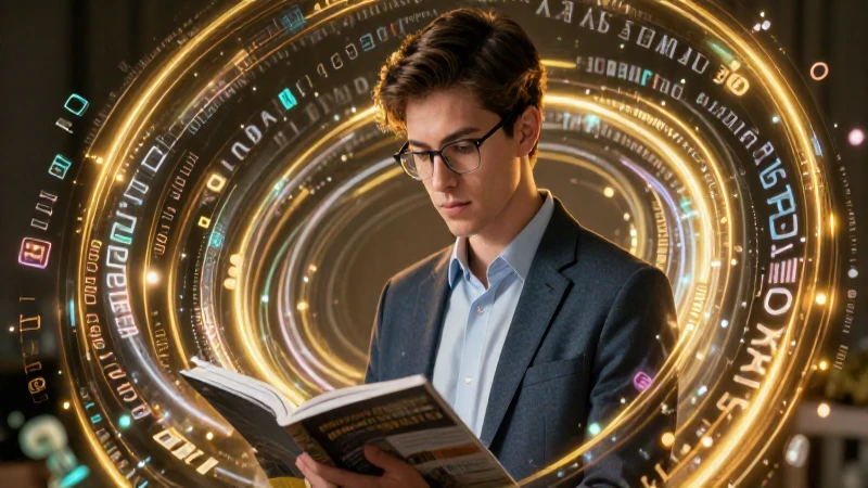 Conoces estas 30 palabras raras que te sorprenderán 7 Joven erudito con estética educativa detallada y dinámica