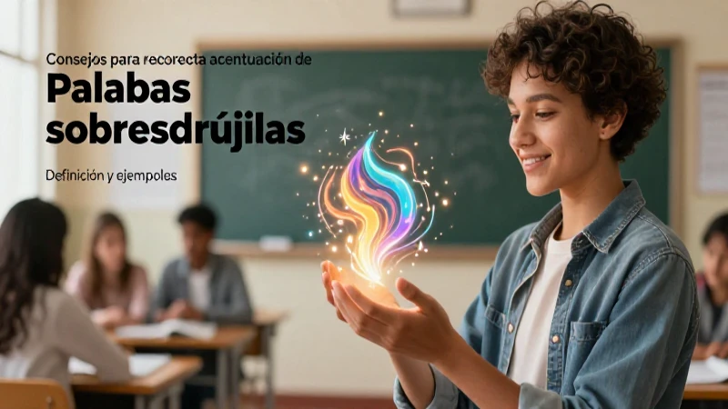 Palabras sobreesdrújulas: definición y ejemplos claros 5 Aprende a acentuar palabras sobreesdrújulas correctamente