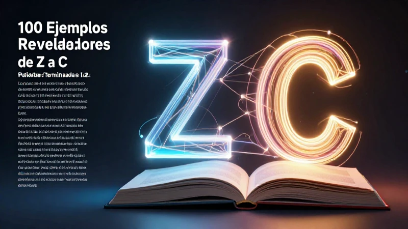 Guía visual del plural Z a C