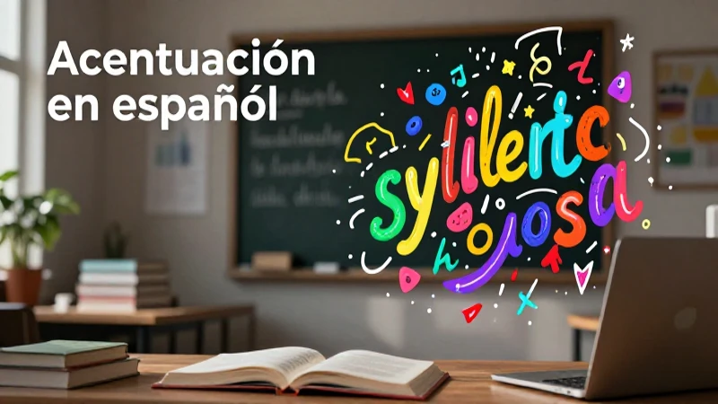 Recursos visuales para estudiar la acentuación en español