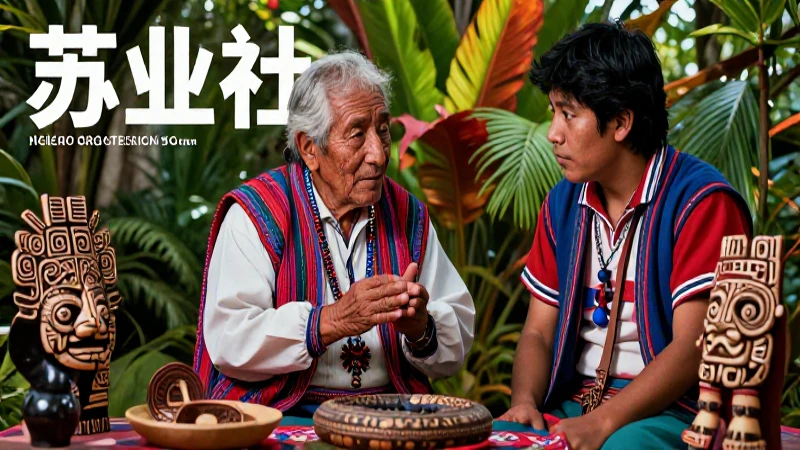 Abuelo Xinca transmite saberes ancestrales en un entorno moderno