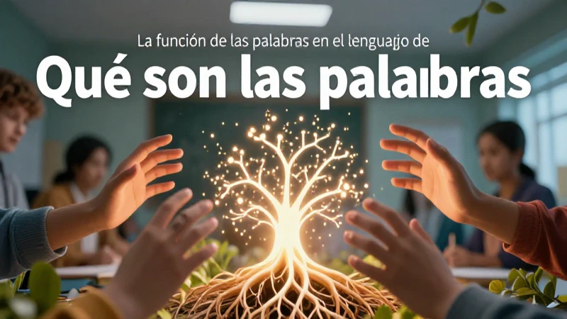 Qué son las palabras, cómo se forman y cuáles son sus familias 3 Atractiva ilustración sobre la función de las palabras