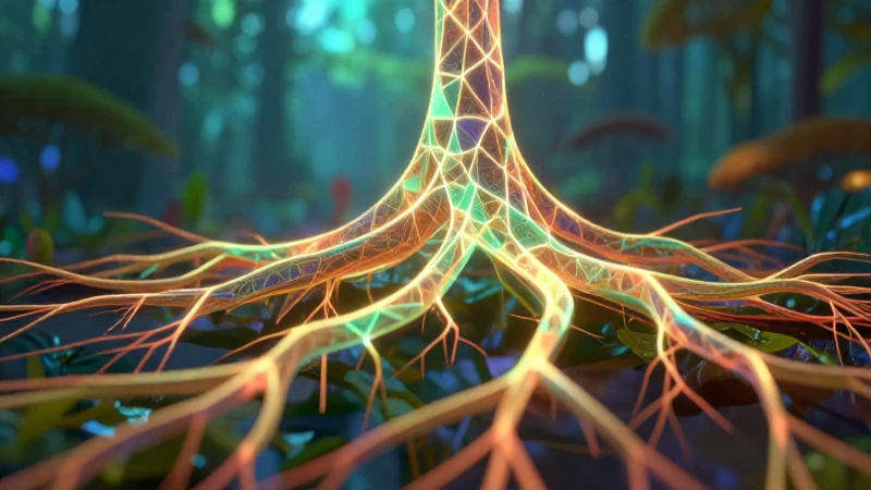 Qué son las palabras, cómo se forman y cuáles son sus familias 5 Visual abstracto educativo con diseño geométrico vibrante