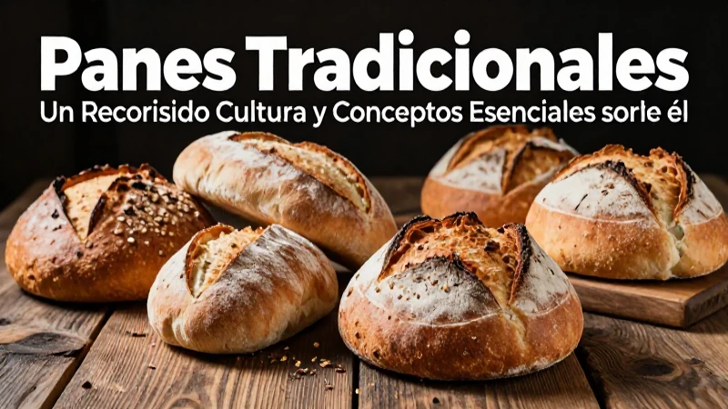 Panes tradicionales mexicanos en un ambiente rústico