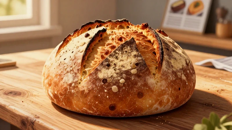Panadería: Definición, Concepto y Tipos de Panaderías 8 Pan artesanal gourmet en luz dorada sobre madera