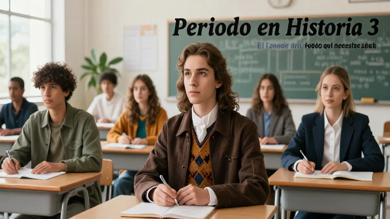 Personajes históricos realistas en aula moderna