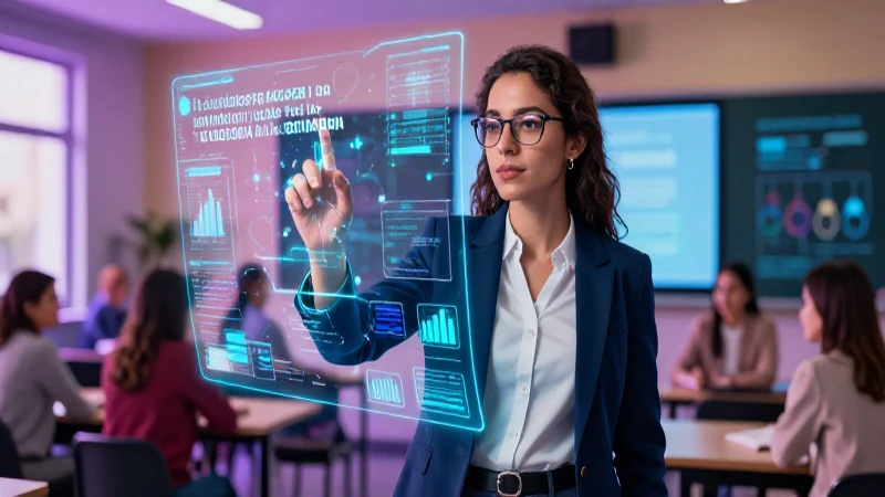 El papel clave de los docentes en la evaluación educativa 4 Docente mexicana evalúa con tecnología