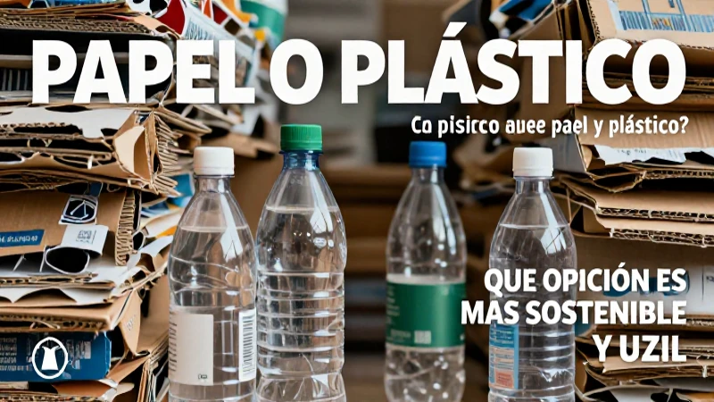 Papel o plástico: ¿cuál es más sostenible?