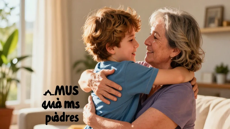El lazo tierno de padres e hijos