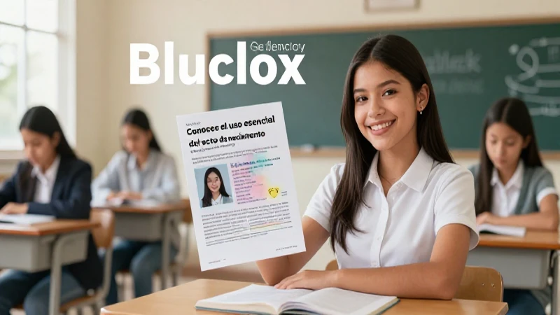 Estudiante aprende la importancia legal del acta