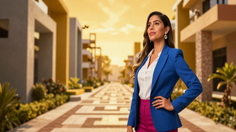 Educadora mexicana confiada guiando el camino del conocimiento