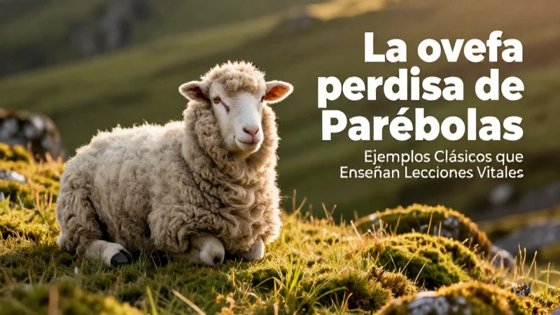 Arte realista de la oveja perdida