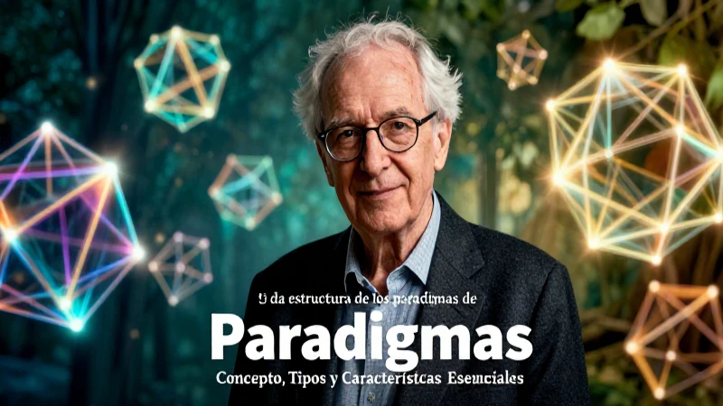 Paradigmas: Concepto, Tipos y Características Esenciales 3 Retrato académico sobre paradigmas en estilo cinematográfico