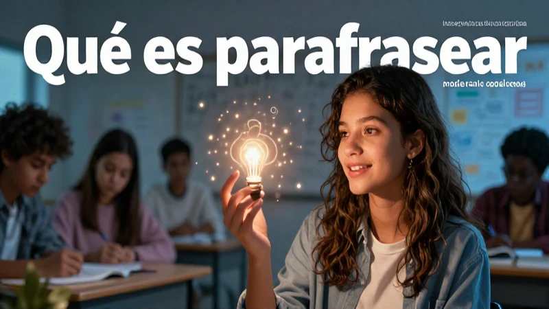 Qué es parafrasear: definición y concepto explicado 3 Parafrasear es vital para aprender y comprender