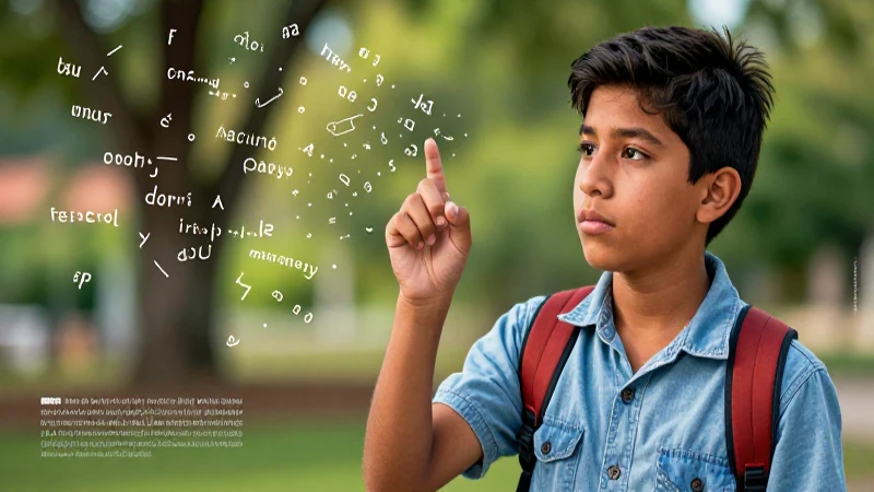 Estudiante mexicano simplificando símbolos complejos