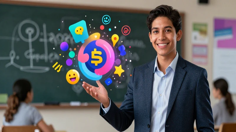 Educadora mexicana profesional con ideas vibrantes