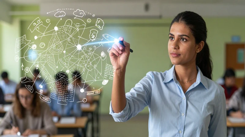 Qué es una paráfrasis: Concepto, tipos y ejemplos prácticos 5 Estudiante moderna redefine ideas con pluma brillante