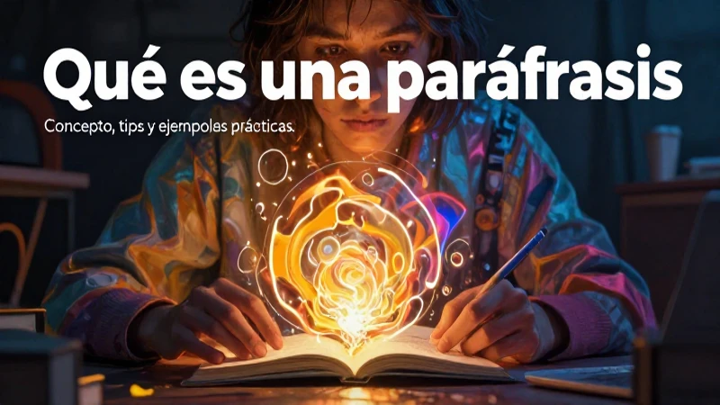 Qué es una paráfrasis: Concepto, tipos y ejemplos prácticos 4 Conceptos y tipos de paráfrasis