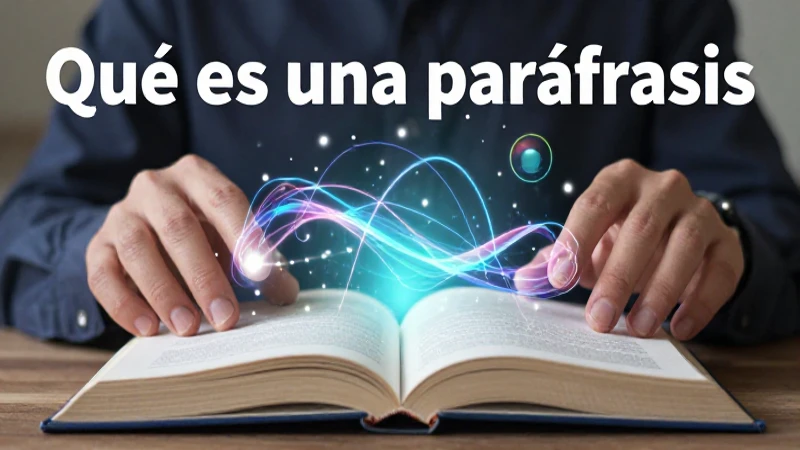 Qué es una paráfrasis: Concepto, tipos y ejemplos prácticos 8 Recursos visuales educativos sobre paráfrasis