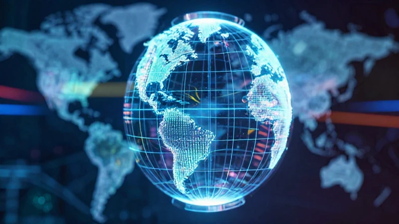 Globo holográfico vibrante de alta calidad