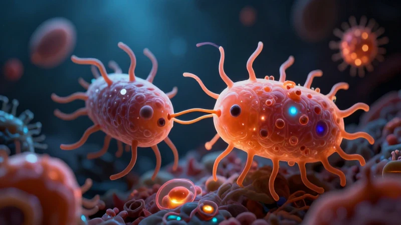 Parasitismo: Concepto, Tipos y Ejemplos Esenciales 3 Microscopía vibrante de parásito y organismo