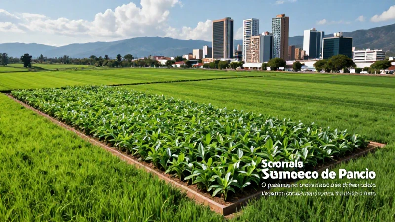 Parcelas urbanas mezclan agricultura y planificación moderna