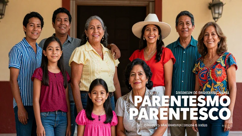 Parentesco: Definición, Concepto y Tipos Esenciales 4 Parentesco mexicano: conceptos y estética visual