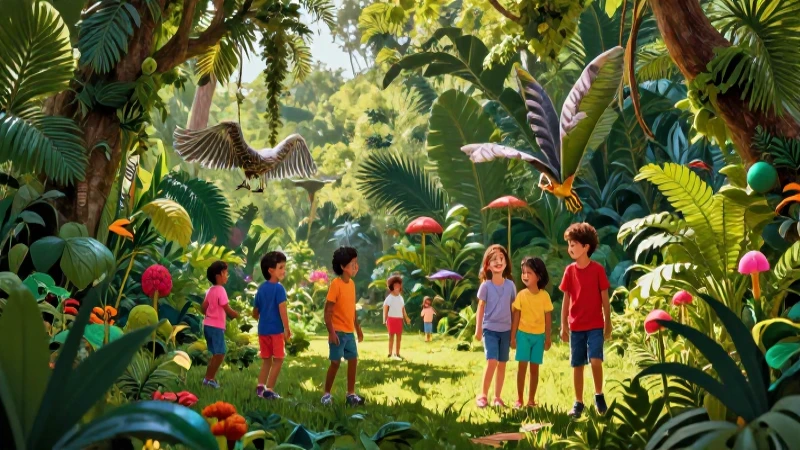 Parques ecológicos: definición, ejemplos y concepto clave 3 Niños disfrutando la vibrante naturaleza mexicana