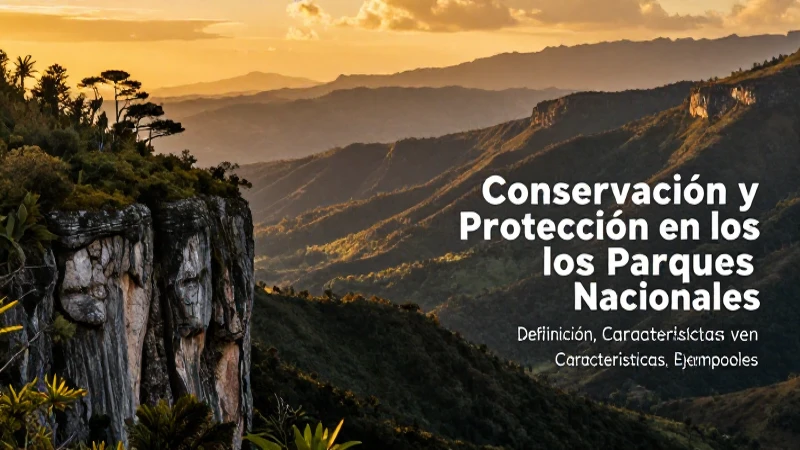 Parques Nacionales: conservación y biodiversidad mexicana