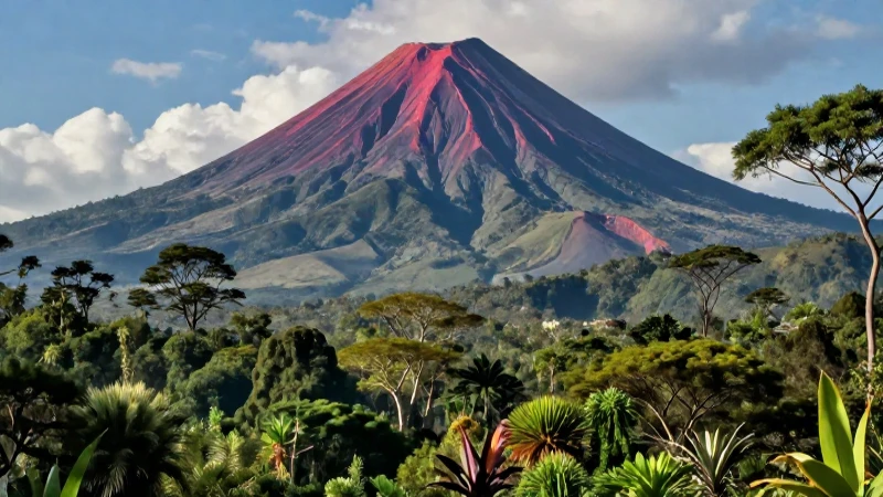 Paisaje mexicano vibrante con montañas y biodiversidad