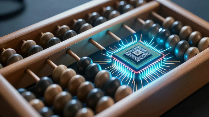 Parrafo Expositivo: 10 Ejemplos Claros y Explicativos 10 Abacus vintage se transforma en microchip moderno