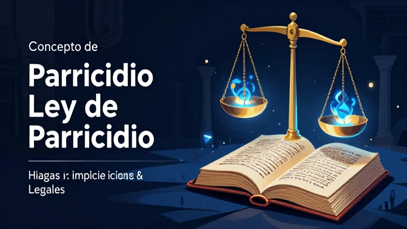 Parricidio: la ley, el concepto y sus implicaciones