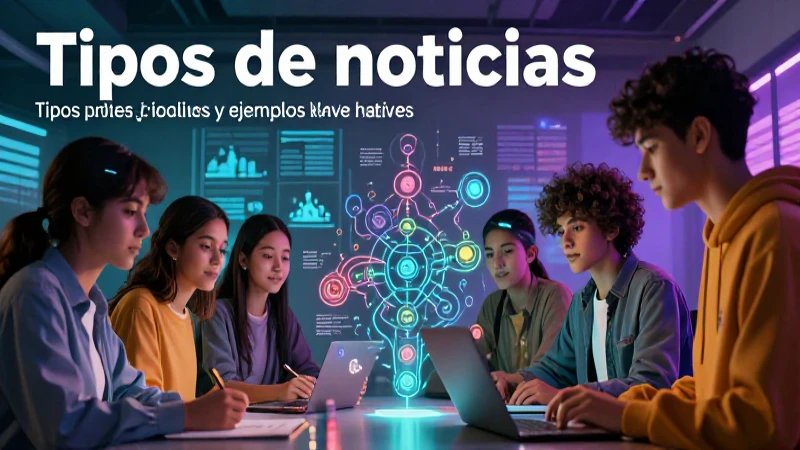 Noticias: Tipos, definición y ejemplos clave