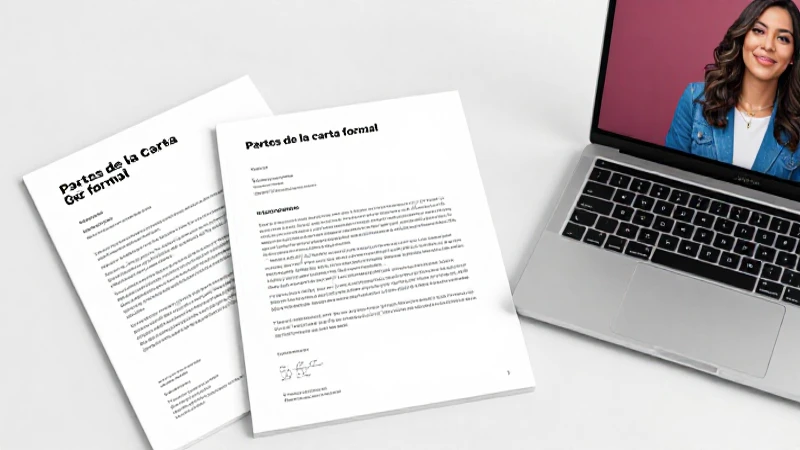 Recursos y plantillas de carta formal